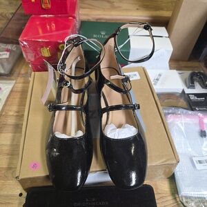 Black Patent Leather Women's Shoes